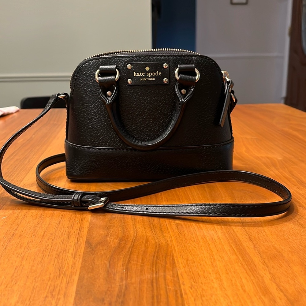 Black Kate Spade Outlet Mini Satchel